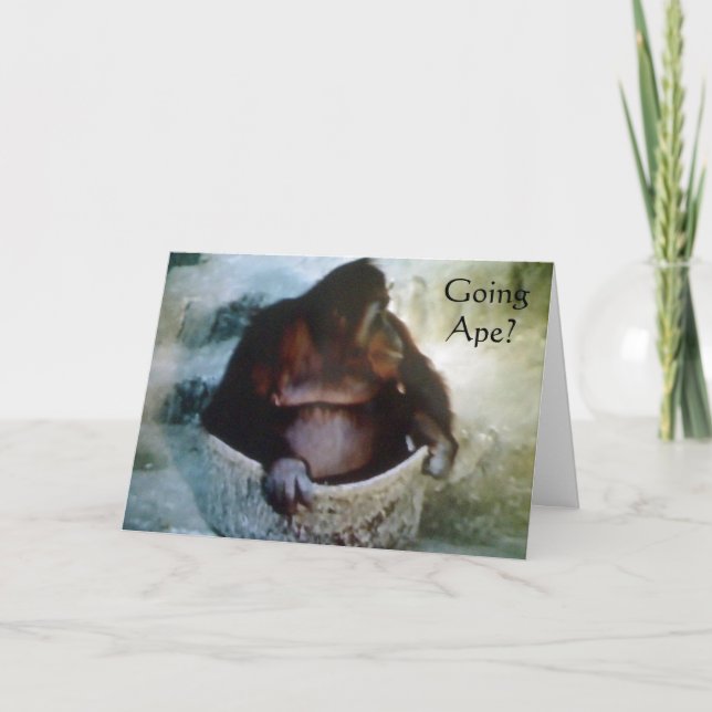 "¿SE VA A APE?" 50.ª TARJETA DE CUMPLEAÑOS (Anverso)