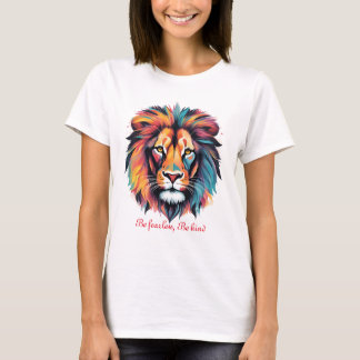 Sé valiente, sé amable - Camiseta básica para muje