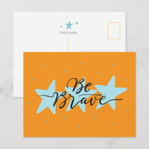 Sé Valiente - Tarjeta Postal Motivacional