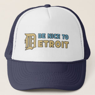Sea agradable al gorra del camionero de Detroit