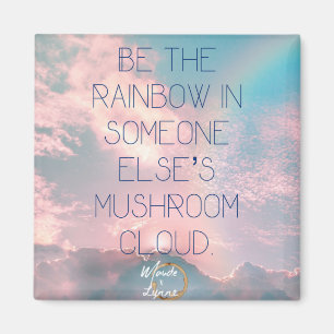 Sea alguien imán del arco iris