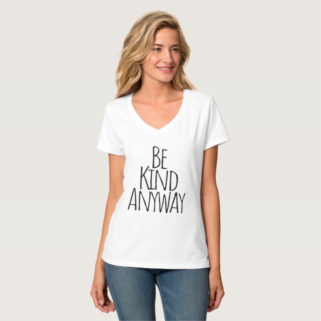 Sea amable con la camiseta (Anverso completo)