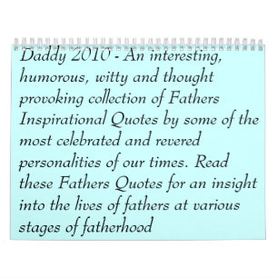 "Sea calendario de un padre"