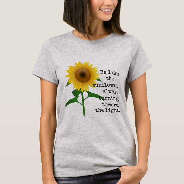 Sea como la camiseta del girasol (Anverso)