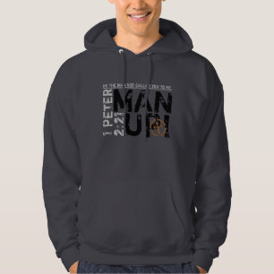 Sea el hombre que dios le dijo ser sudadera con