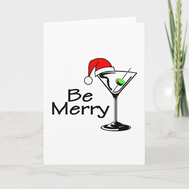 Sea Felices Navidad Martini (Anverso)