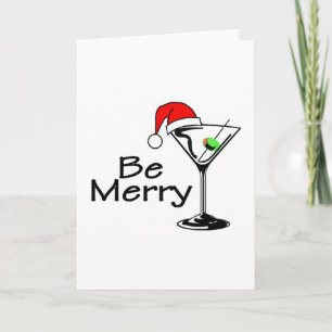 Sea Felices Navidad Martini