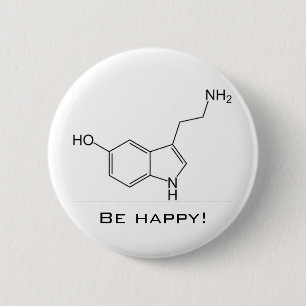 ¡Sea feliz! Botón de la serotonina