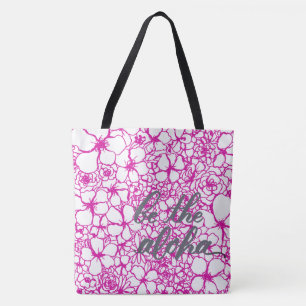Sea la bolsa de asas floral del comprador de la