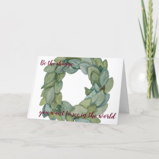 Sea la tarjeta del día de fiesta del cambio