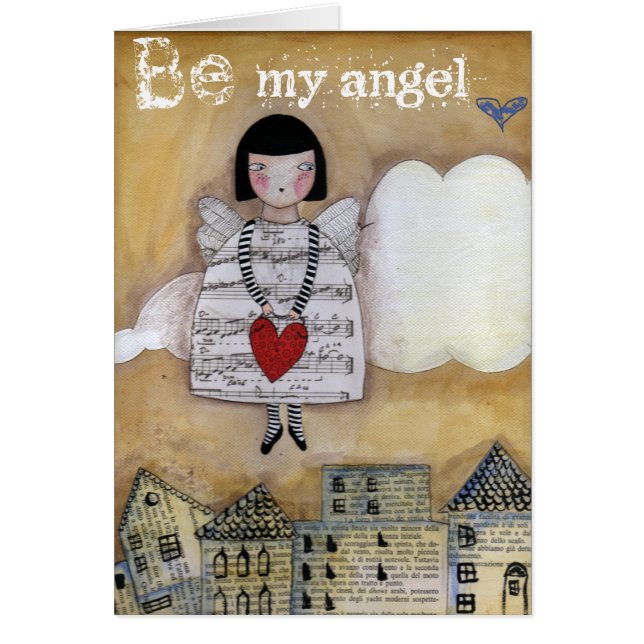 sea mi ángel, tarjeta (Frente)