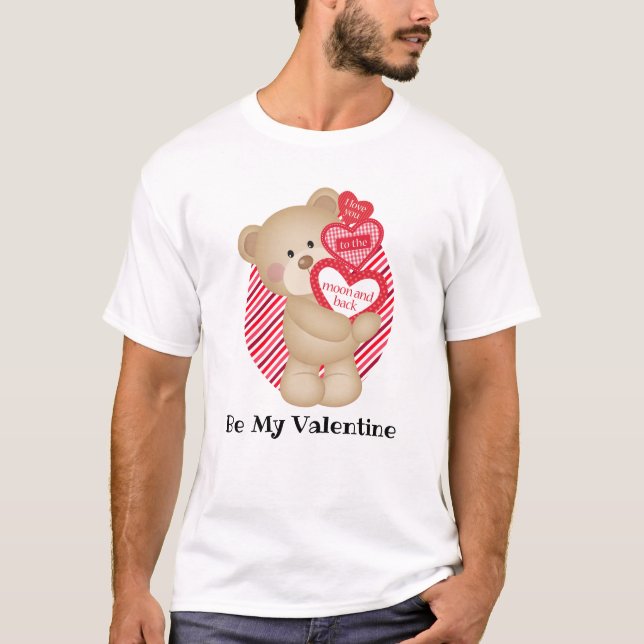 Sea mi oso de San Valentín, la camiseta básica de  (Anverso)
