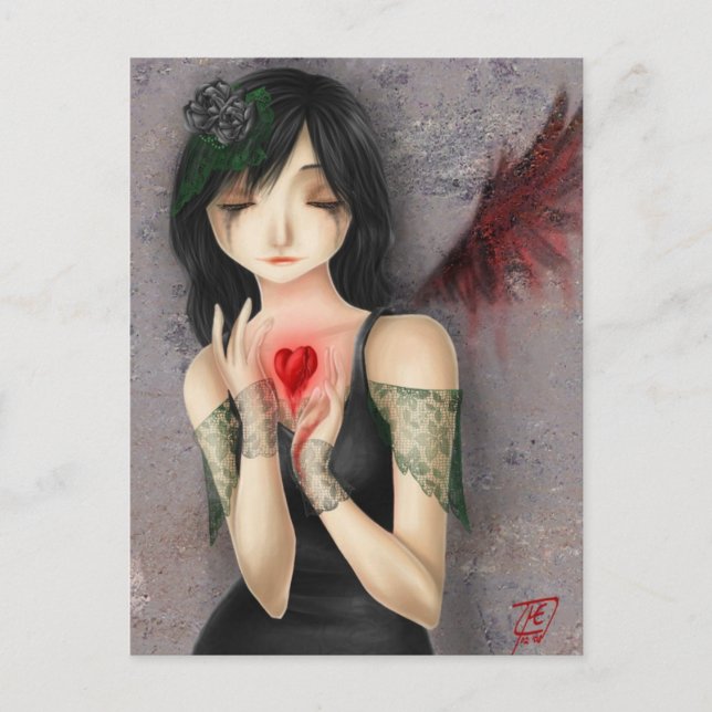 Sea mi tarjeta del día de San Valentín - postal (Anverso)