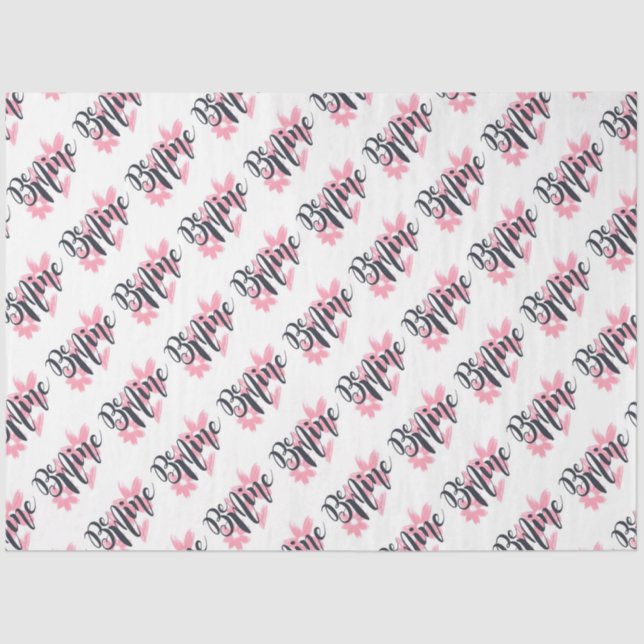 Sea mío con flores y papel de tejido cardíaco (Anverso)