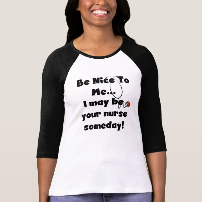 Sea Niza camiseta de la enfermera (Anverso)