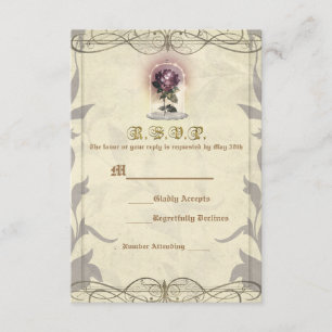 Sea Nuestro Invitado Rosa Dorado Vintage Boda RSVP