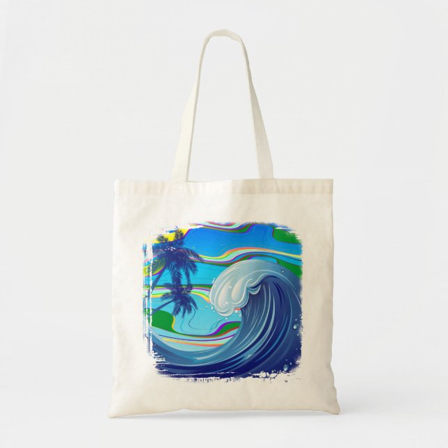 Sea Ocean big Wave Water bolsa (Frente)