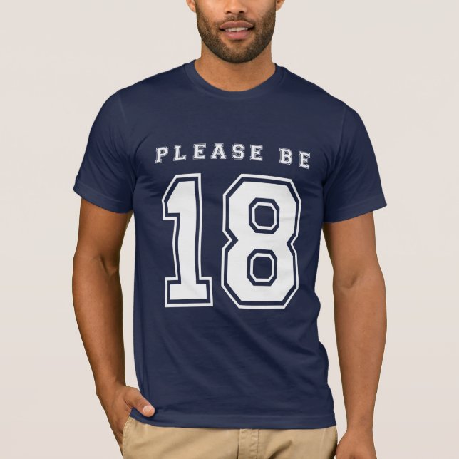 Sea por favor la camisa 18 (Anverso)