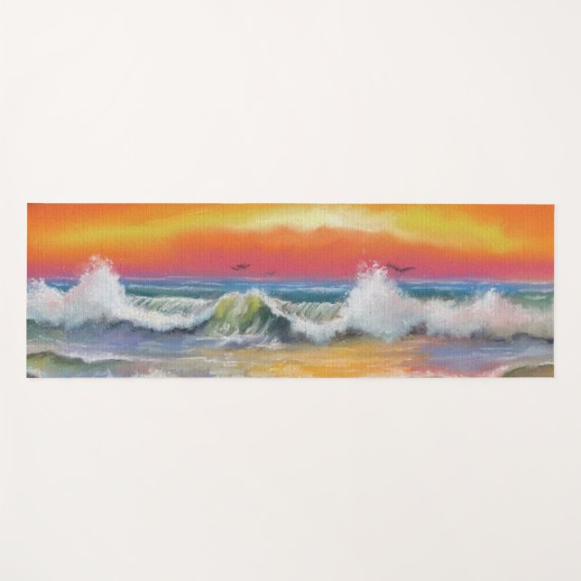 Sea Sunset Yoga Mat (Anverso (horizontal))