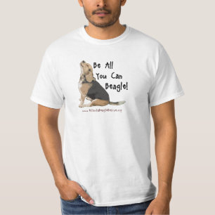 ¡Sea todos lo que usted puede beagle! La camiseta