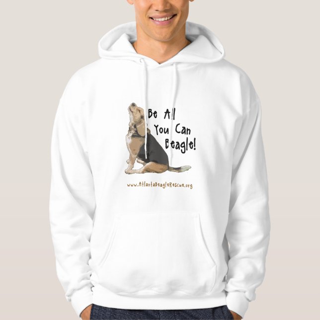 Sea todos lo que usted puede sudadera con capucha (Anverso)