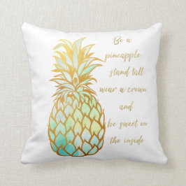 Sea un Cojín decorativo de la piña en tonos de