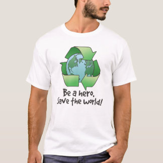 Sea un héroe, recicle la camiseta de los niños