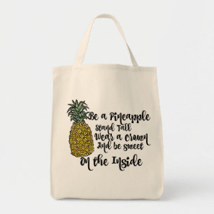 Sea una bolsa de asas de las compras de la piña