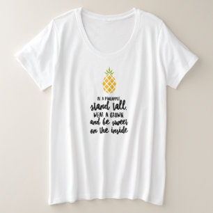 Sea una camiseta básica de piña más tamaño