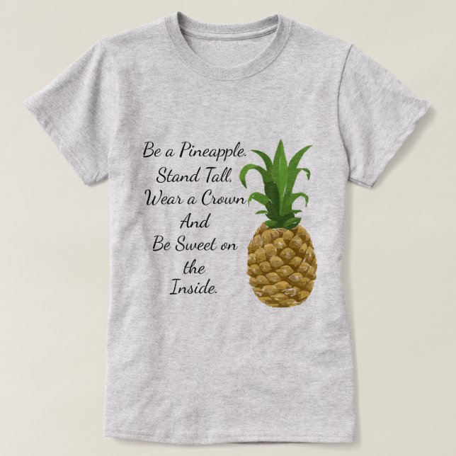 Sea una camiseta de la piña (Diseño del anverso)
