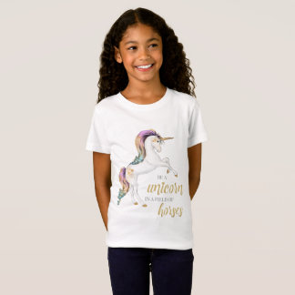 Sea una camiseta del unicornio