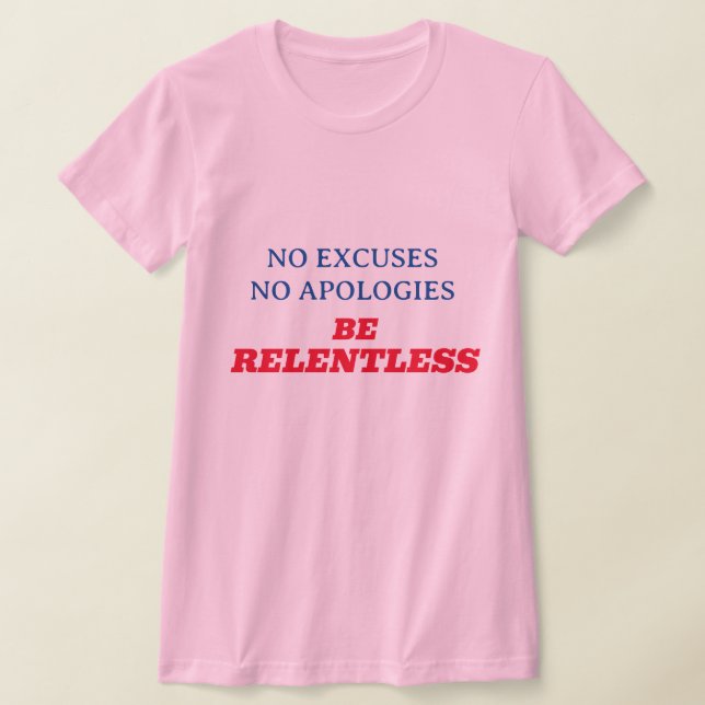 Sea una incesante camiseta rosa (Distribución)
