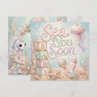 Sea You Soon Pastel Bajo el Mar Baby Shower 