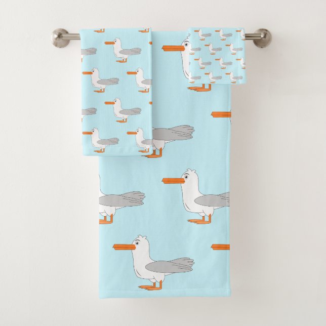 Seagull Design Any Colour Background (In situ)