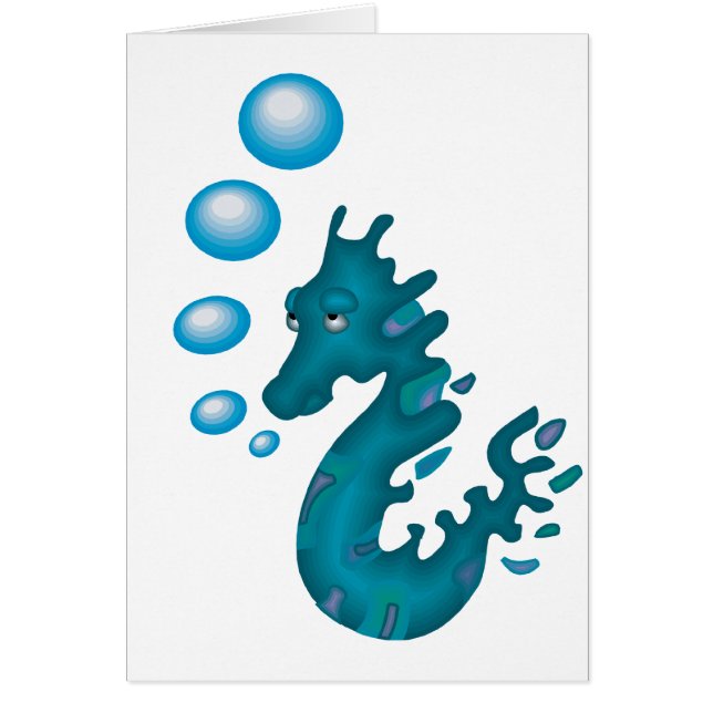 Seahorse azul (Frente)