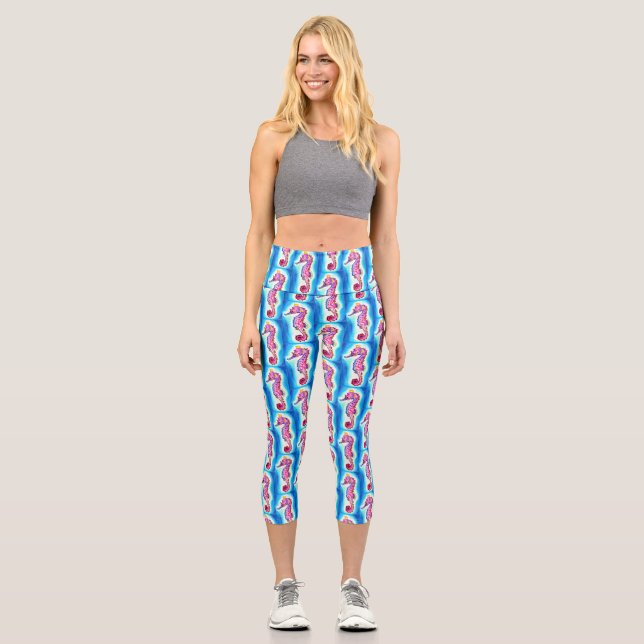 Seahorse Capri Leggings (Anverso)