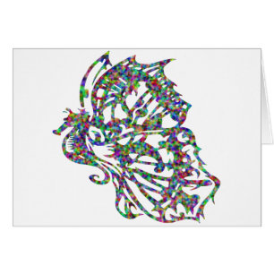 Seahorse con las alas de la mariposa