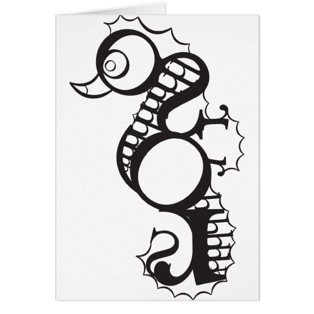 Seahorse en tipo (Frente)