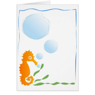 Seahorse estarcido