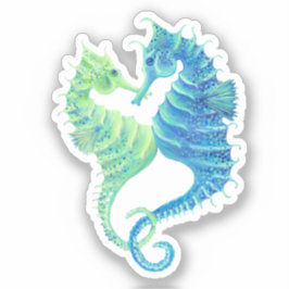 Seahorse Vinyl Pegatina