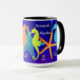 Seahorses, Seward - 15 onzas. Taza combinada