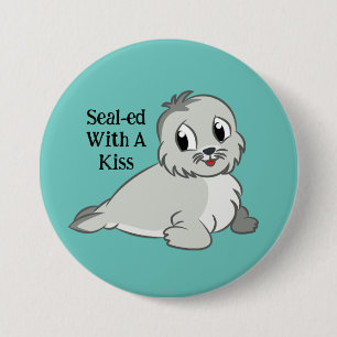 Seal-ed con un botón de Beso