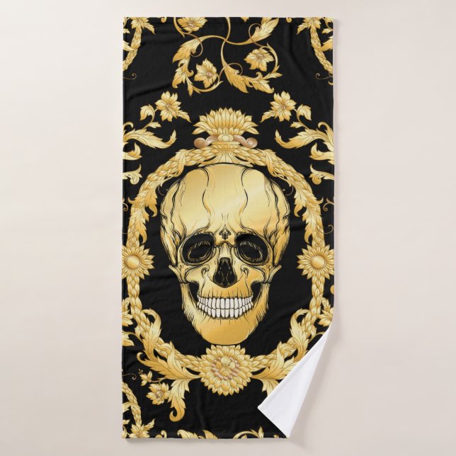 Seamless pattern, background In baroque, rococo, v (Toalla de baño)
