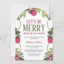 Seamos felices invitaciones para bañar a las novia