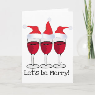 SEAMOS FELICES NAVIDAD VINO ROJO E IMPRESIÓN DE