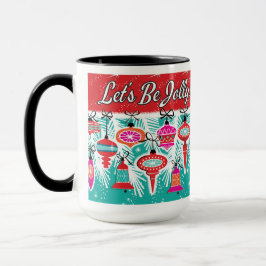 Seamos Navidades retro jolly tazas de café