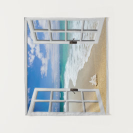 Seashell en el tapiz de la playa