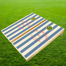 Seaside Capri Blue Striping & Family Name