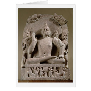 Seated Bodhisattva, Mathura (arenisca roja)