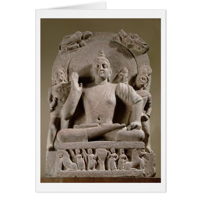 Seated Bodhisattva, Mathura (arenisca roja) (Frente)